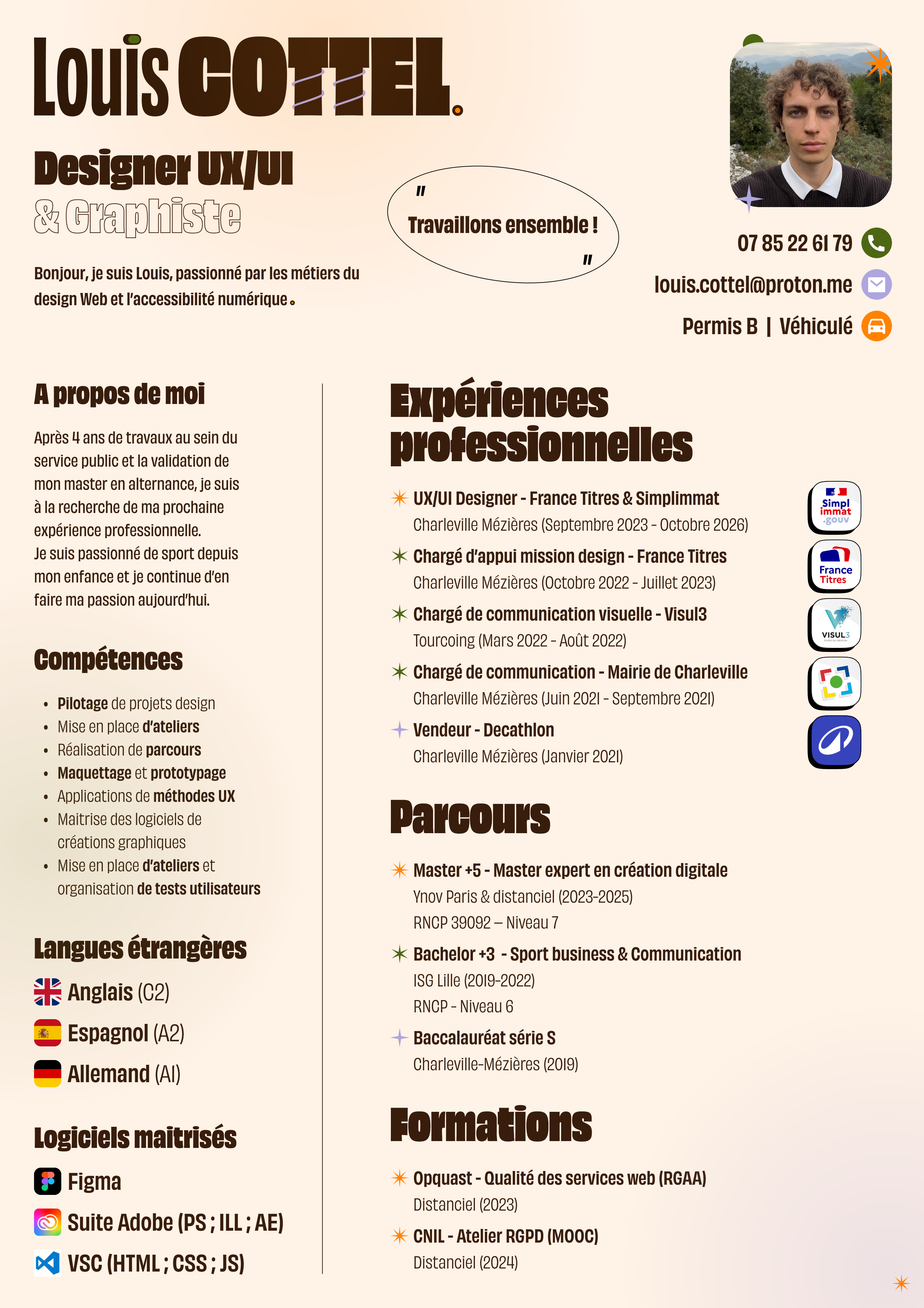 Aperçu du CV de Louis Cottel